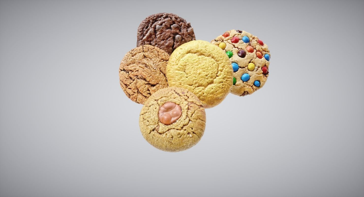 Cookies Pack 3D model_2
