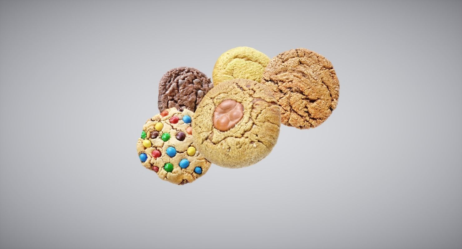 Cookies Pack 3D model_4