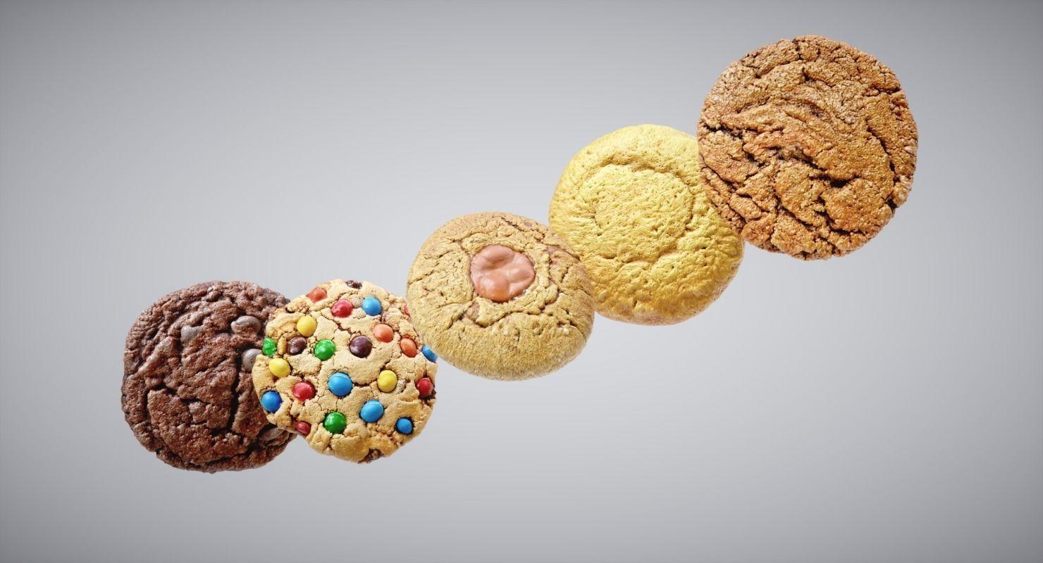 Cookies Pack 3D model_1