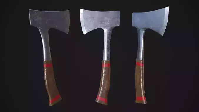 Modern Axe 06 Low-poly 3D model