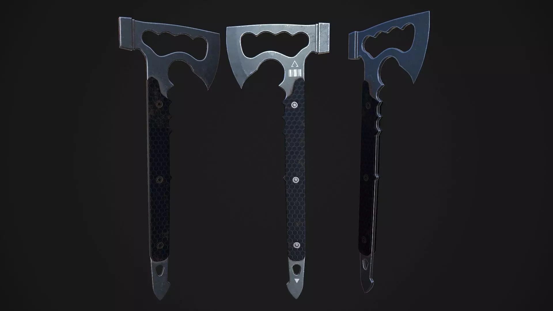 Modern Axe 08 Low-poly 3D model