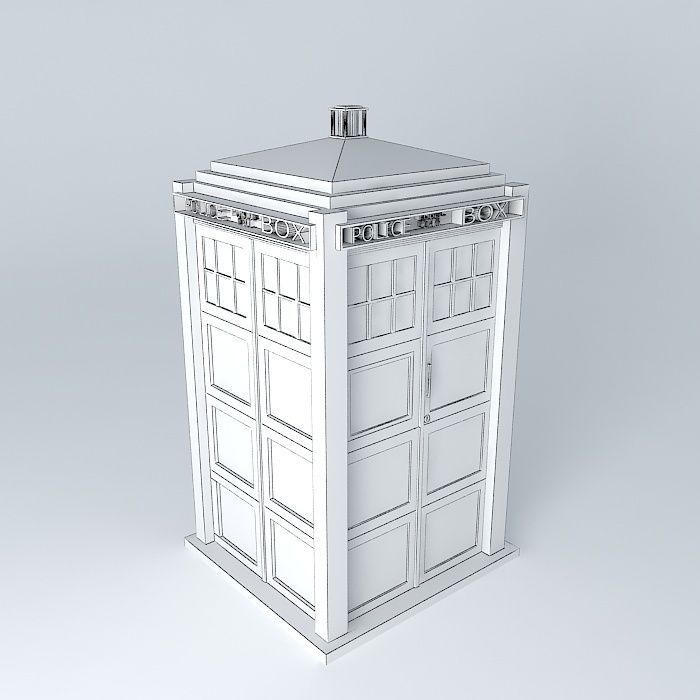 TARDIS GEN XI Free 3D model_3