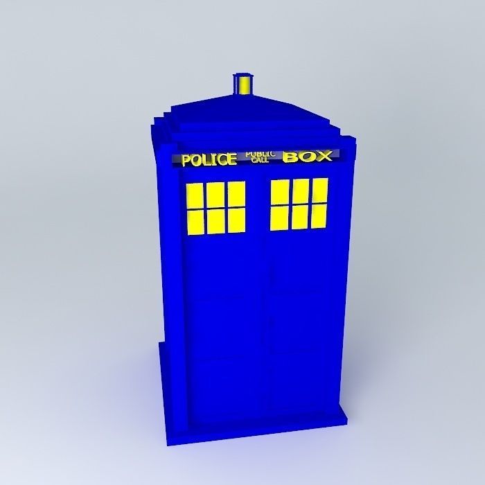 TARDIS GEN XI Free 3D model_2