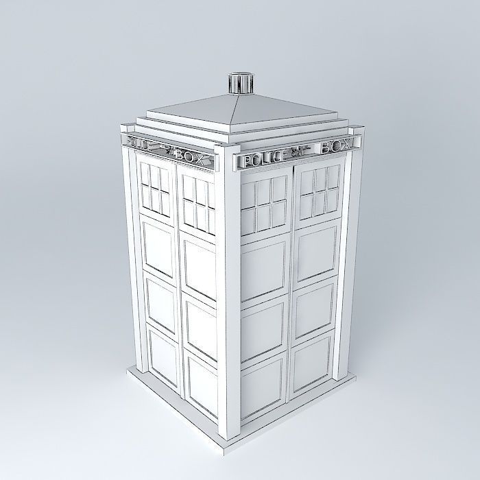 TARDIS GEN XI Free 3D model_4