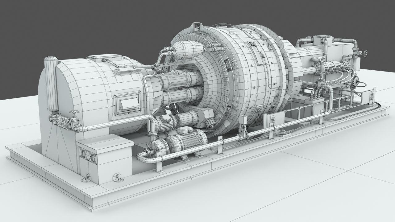 Machinery device 3D model_19