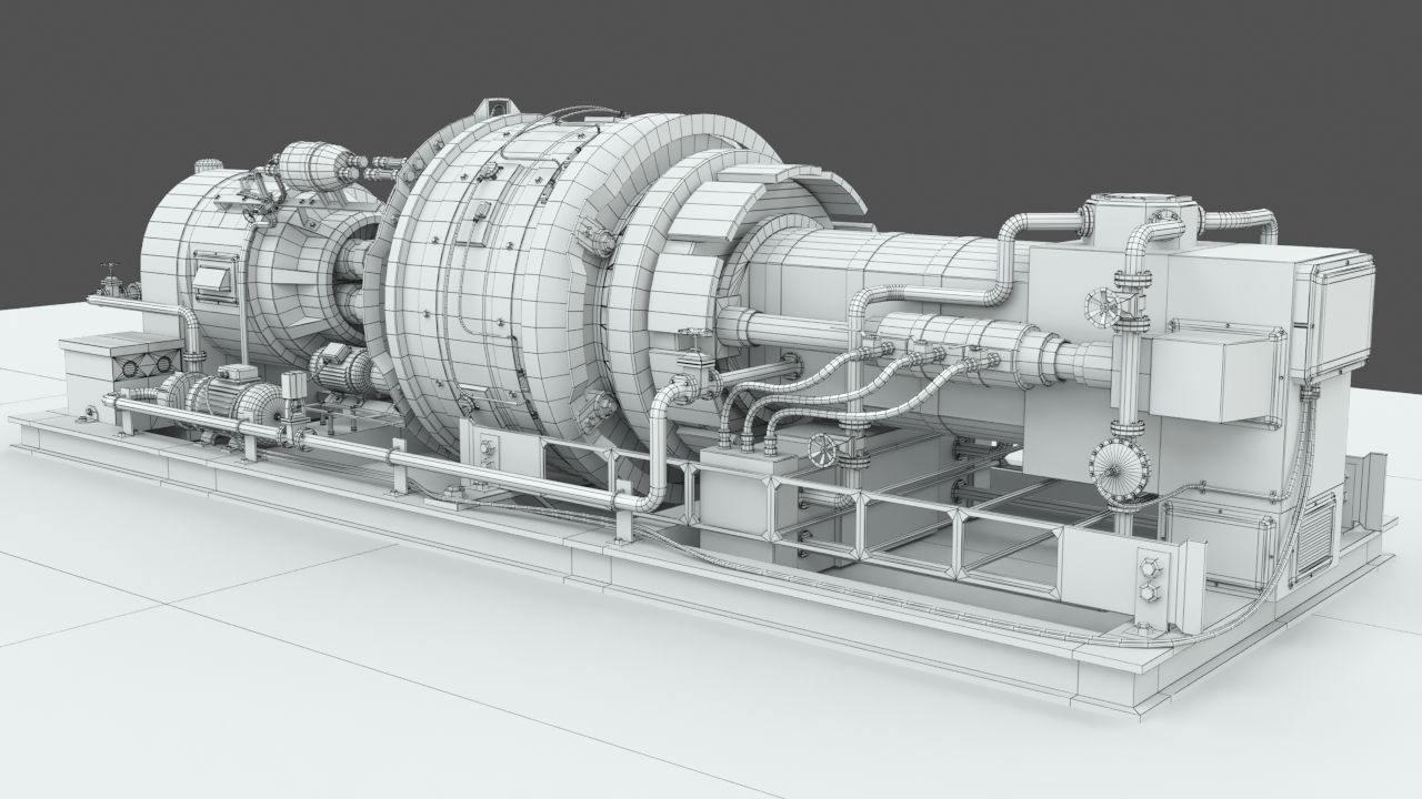 Machinery device 3D model_18