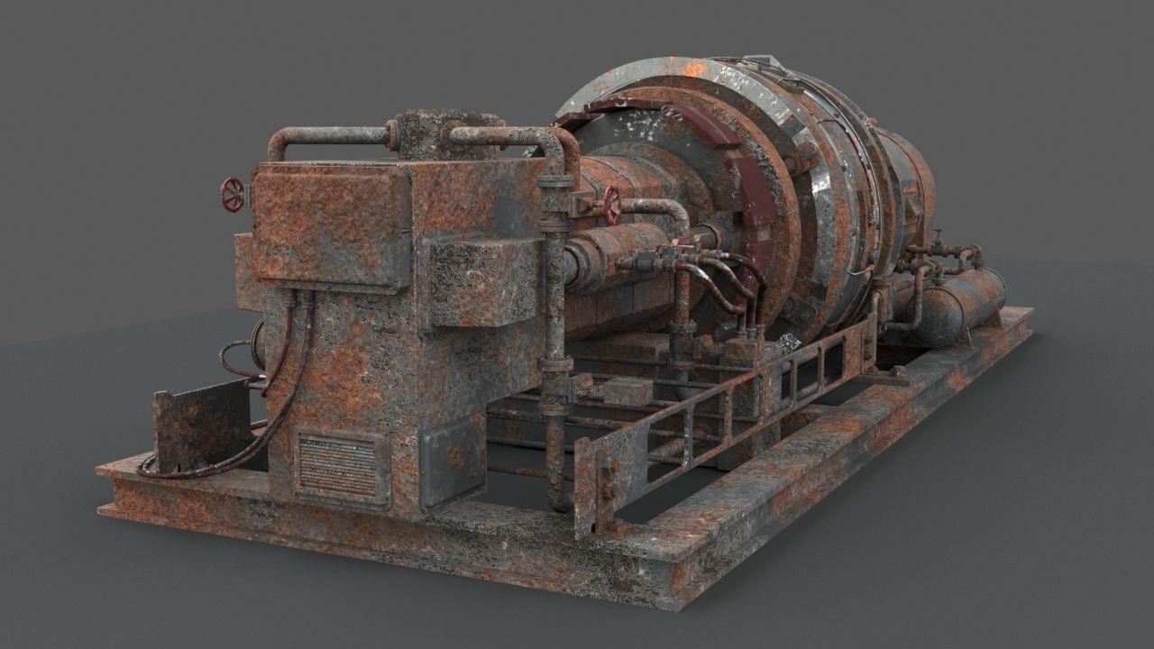 Machinery device 3D model_14