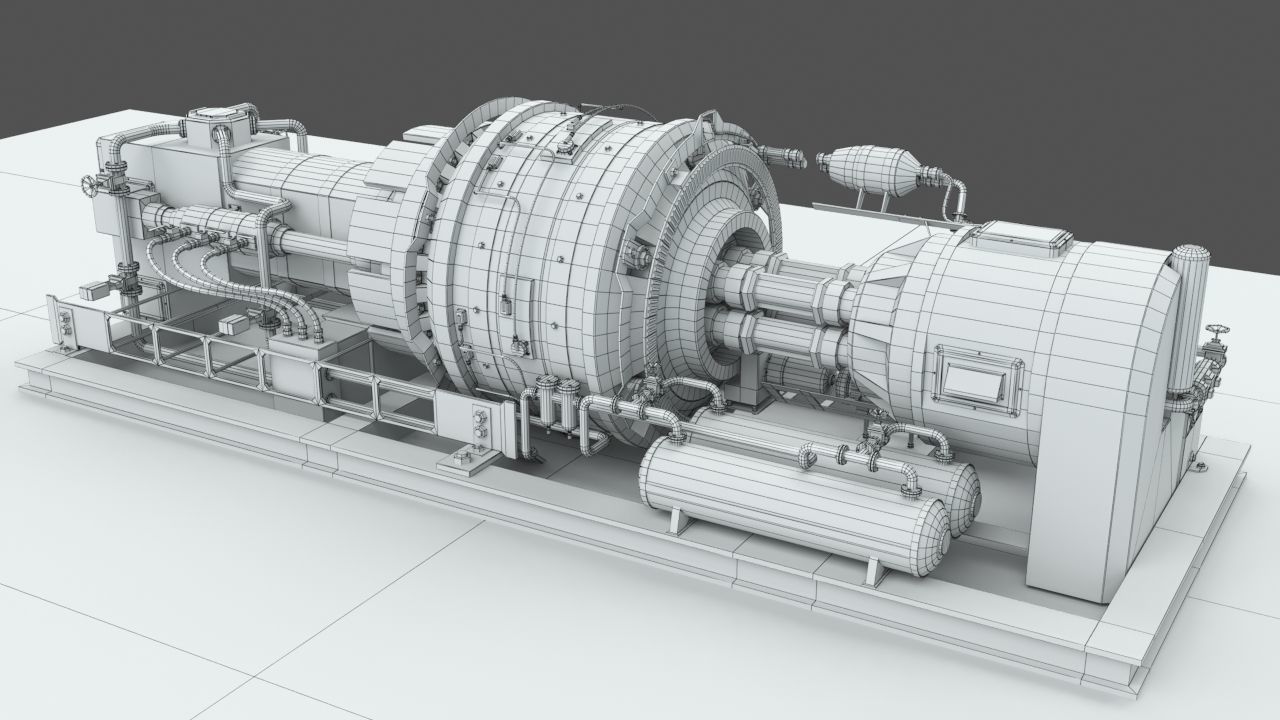 Machinery device 3D model_20