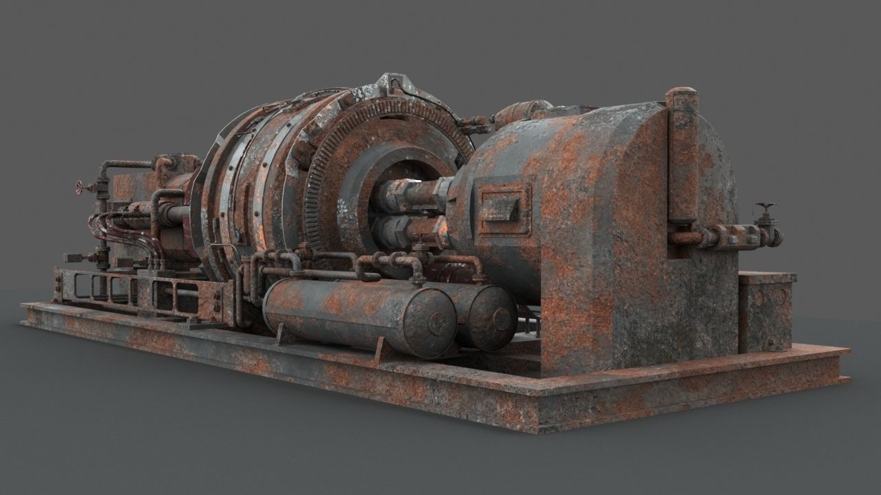 Machinery device 3D model_16