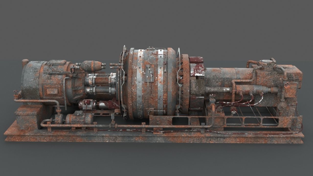 Machinery device 3D model_11