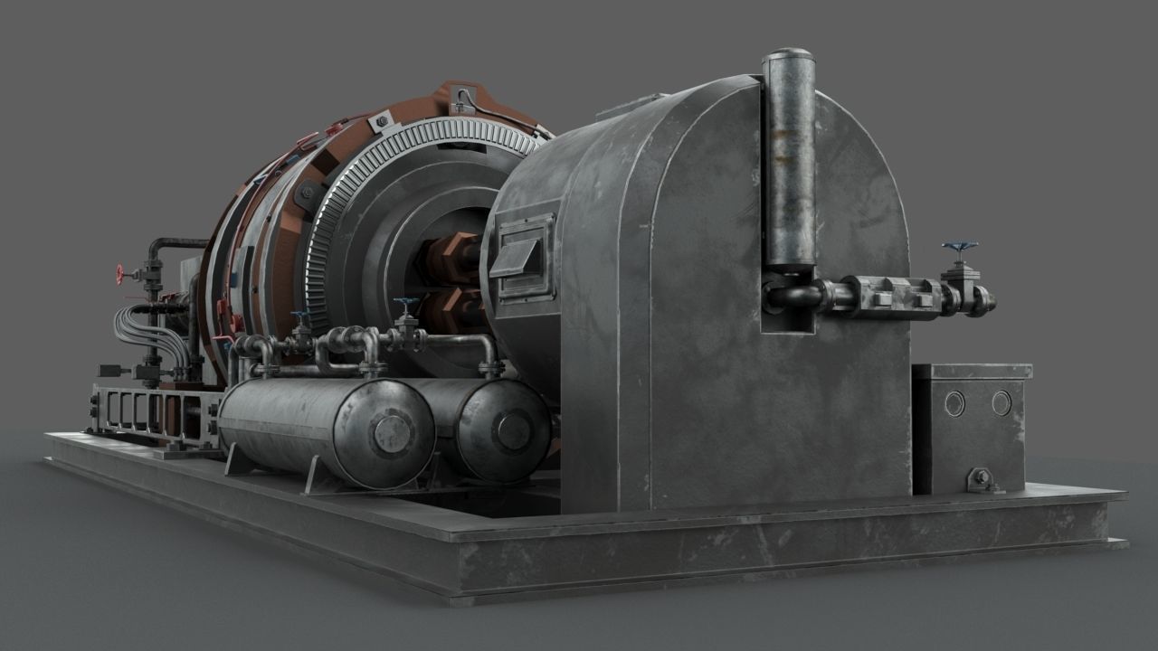 Machinery device 3D model_8