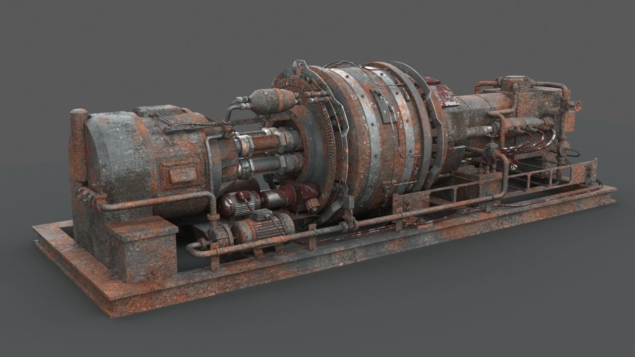 Machinery device 3D model_9