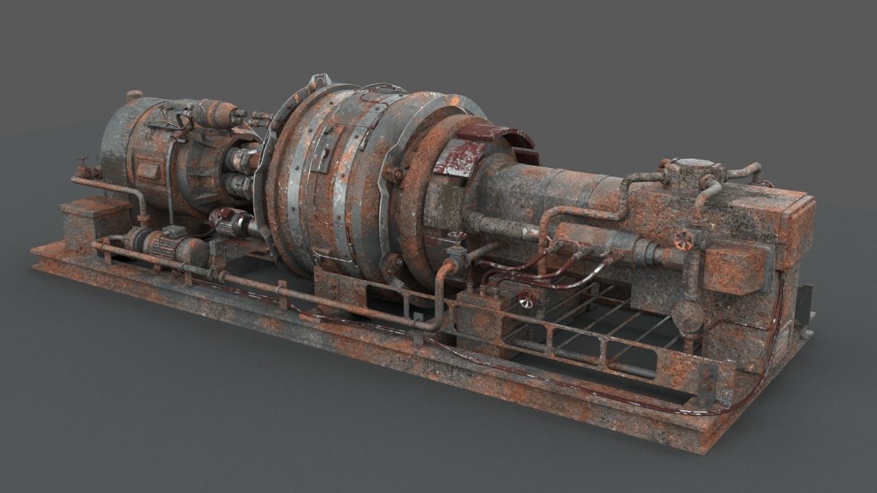 Machinery device 3D model_13