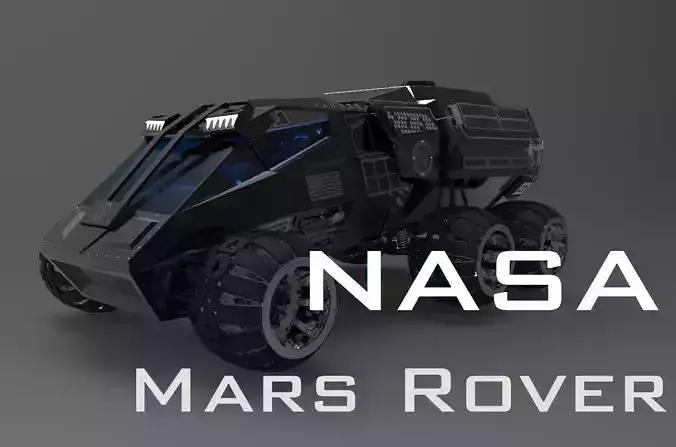 NASA Mars Rover Concept 3D model