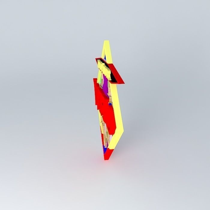 Doctor Who Retro Logo Free 3D model_2