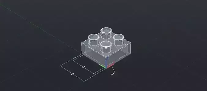 Print Block 2 by 2 Free 3D print model