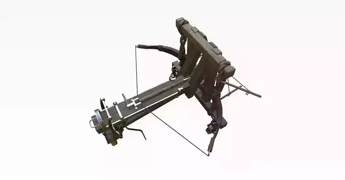 Roman Arrow Ballista -Ancient Archer Low-poly 3D model