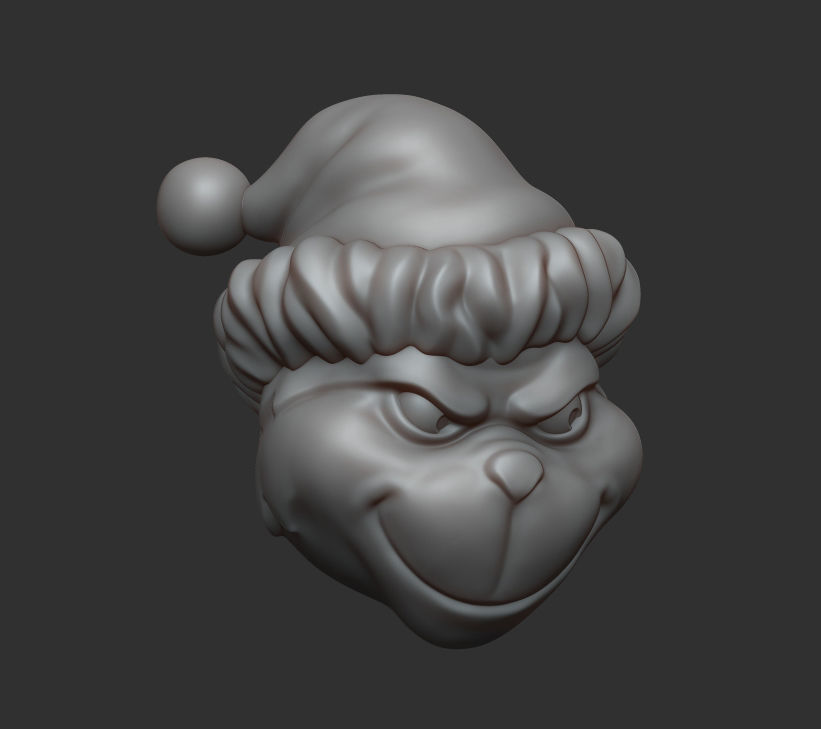 Grinch Christmas toy 3D print model_3
