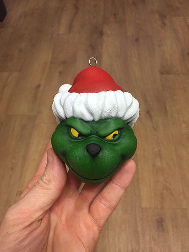 Grinch Christmas toy 3D print model