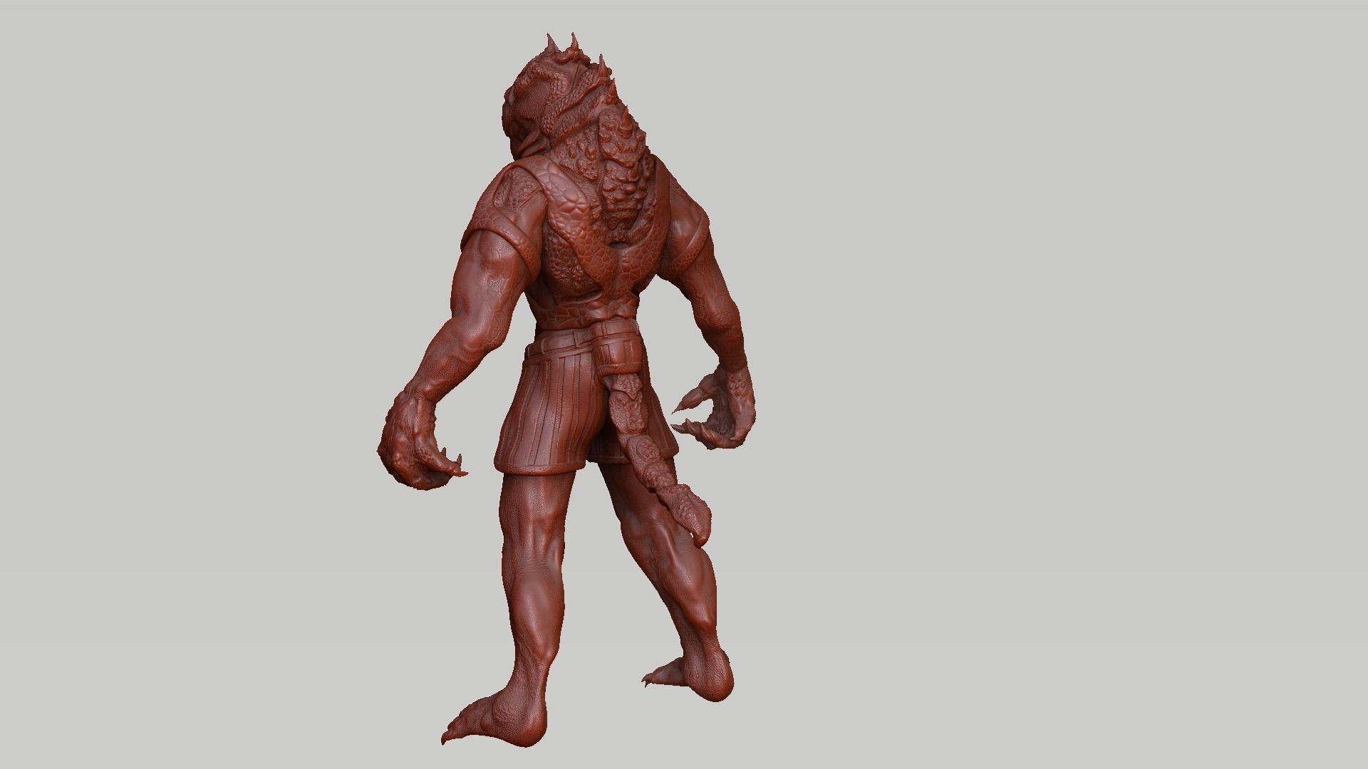 Alien Sculpture 3D-Modell 3D model_2