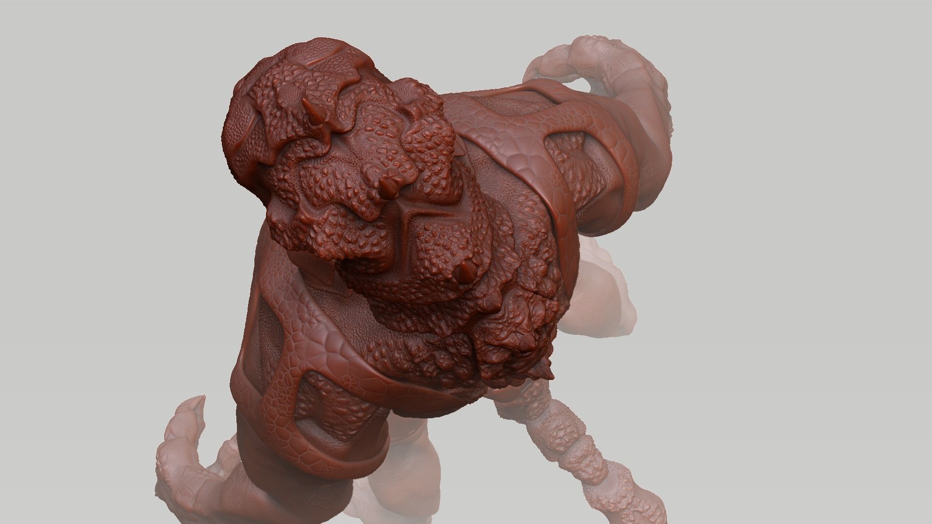 Alien Sculpture 3D-Modell 3D model_5