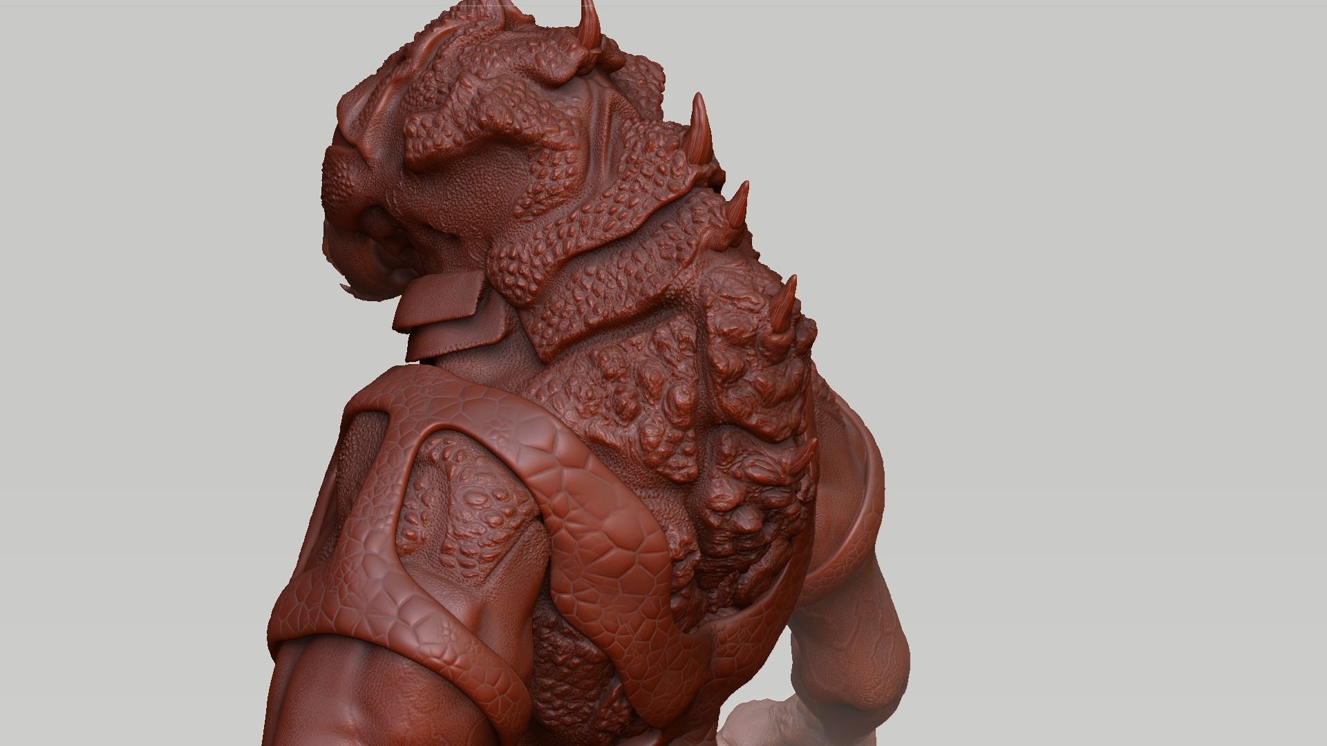 Alien Sculpture 3D-Modell 3D model_4