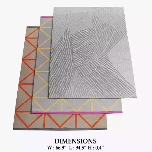 Habitat Rugs 160 3D model