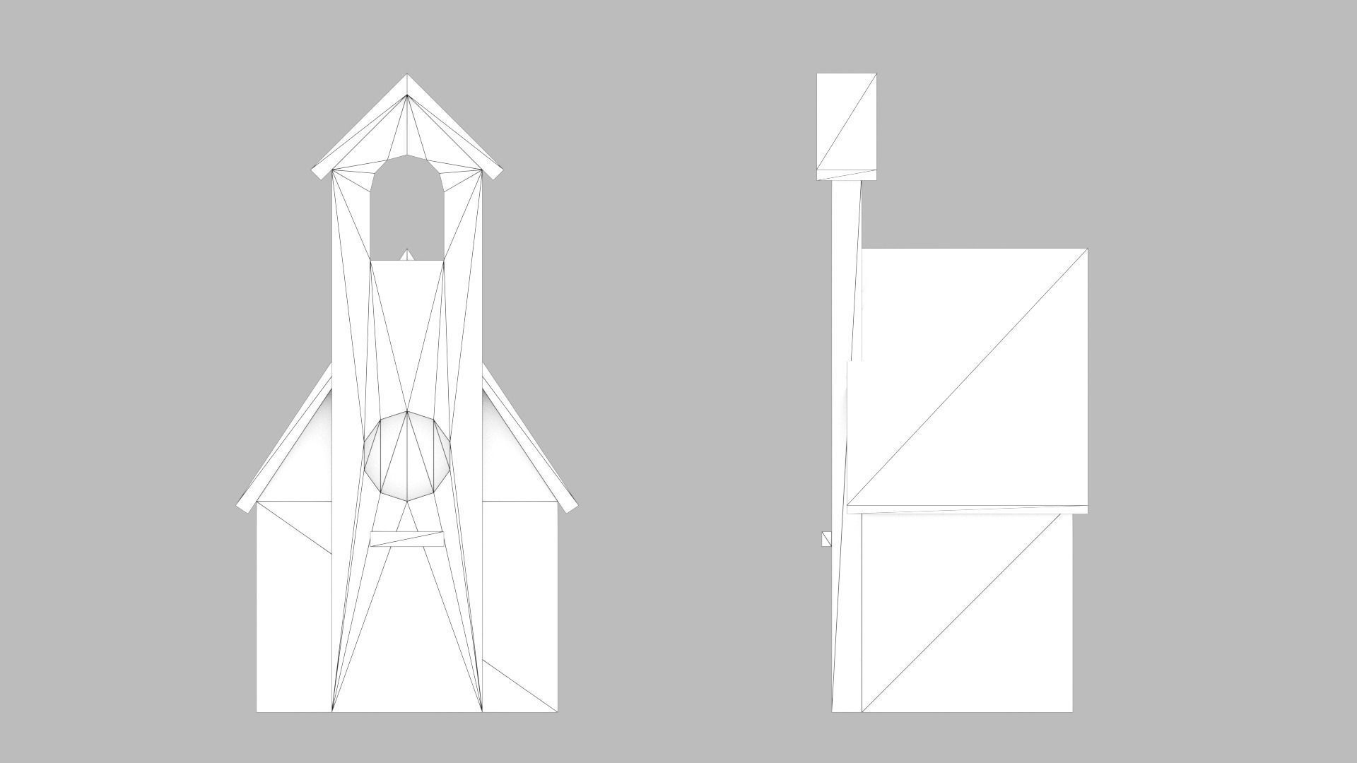 Nesting Box Norvedem Low-poly 3D model_6