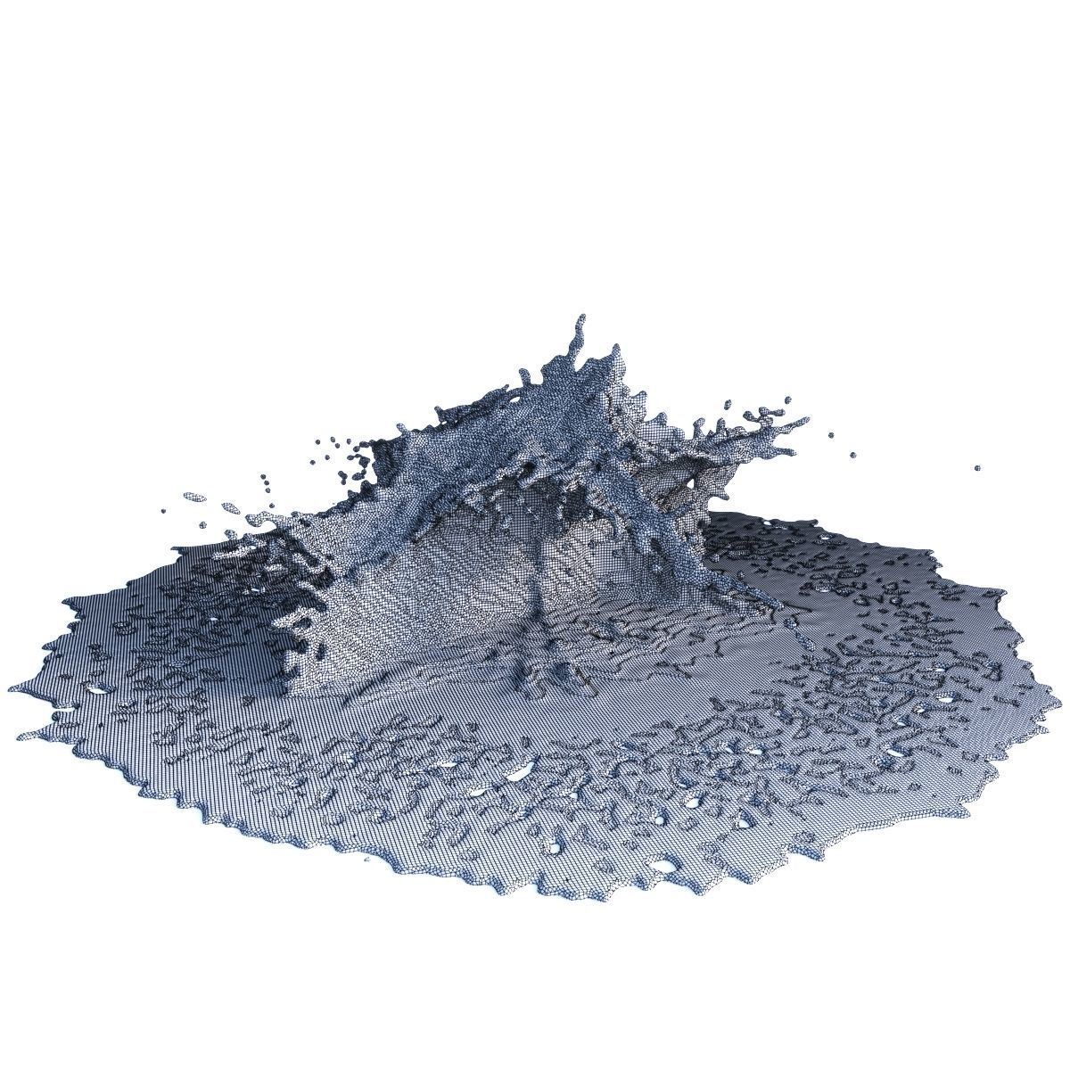 Splash Stain 4 3D model_7