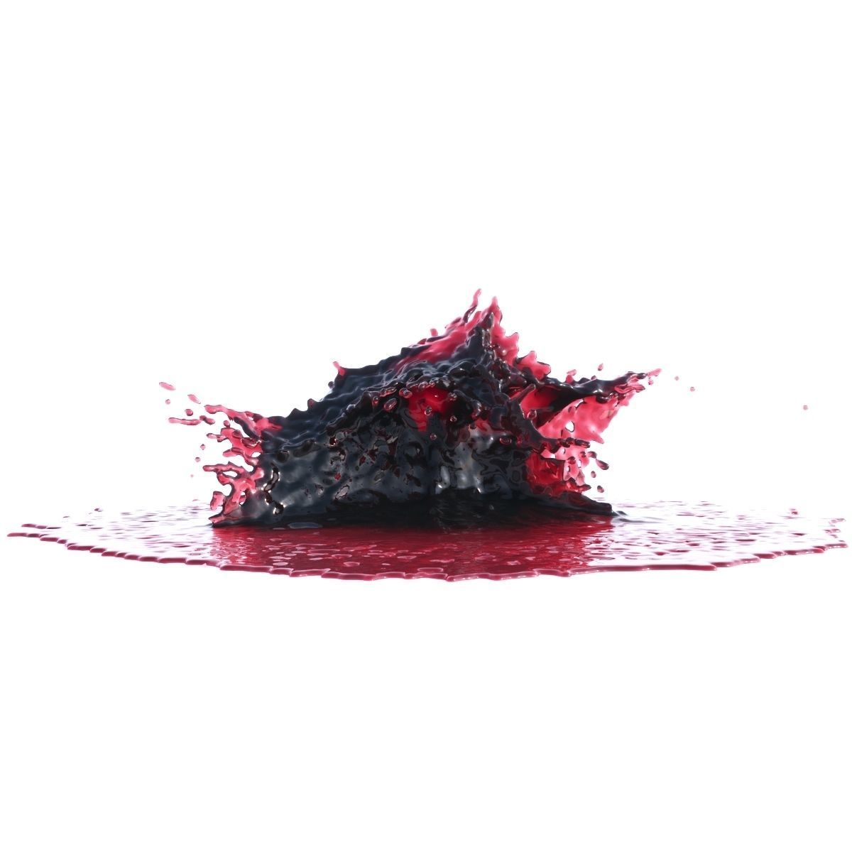 Splash Stain 4 3D model_5