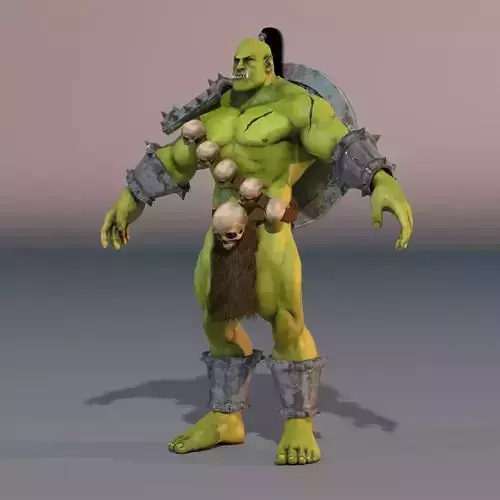 3D model Orc Troll Fantasy Character