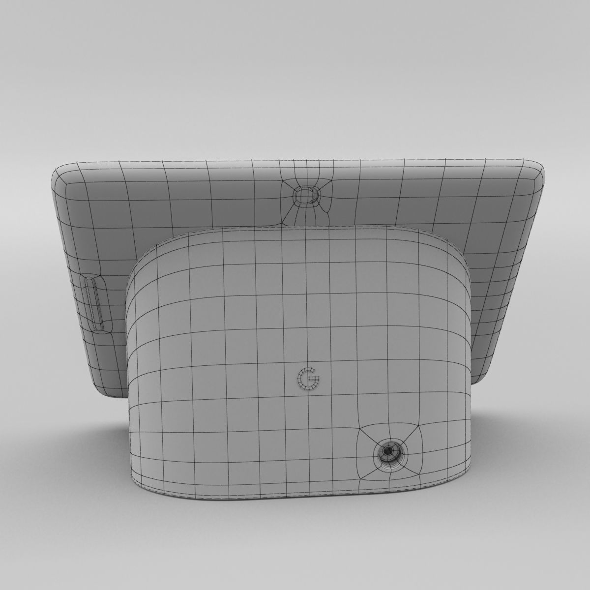 Google Home Hub Smart Display 3D model_11