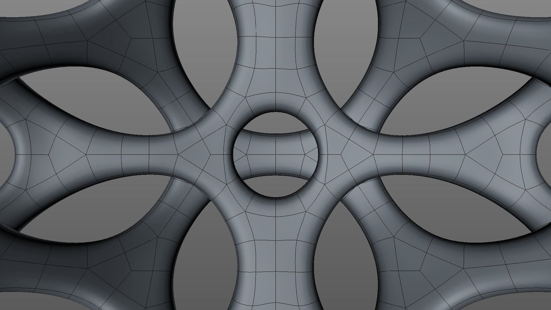 Intertwined Shape 3D model_6