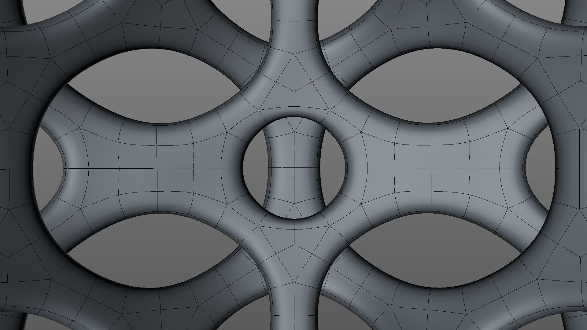Intertwined Shape 3D model_7