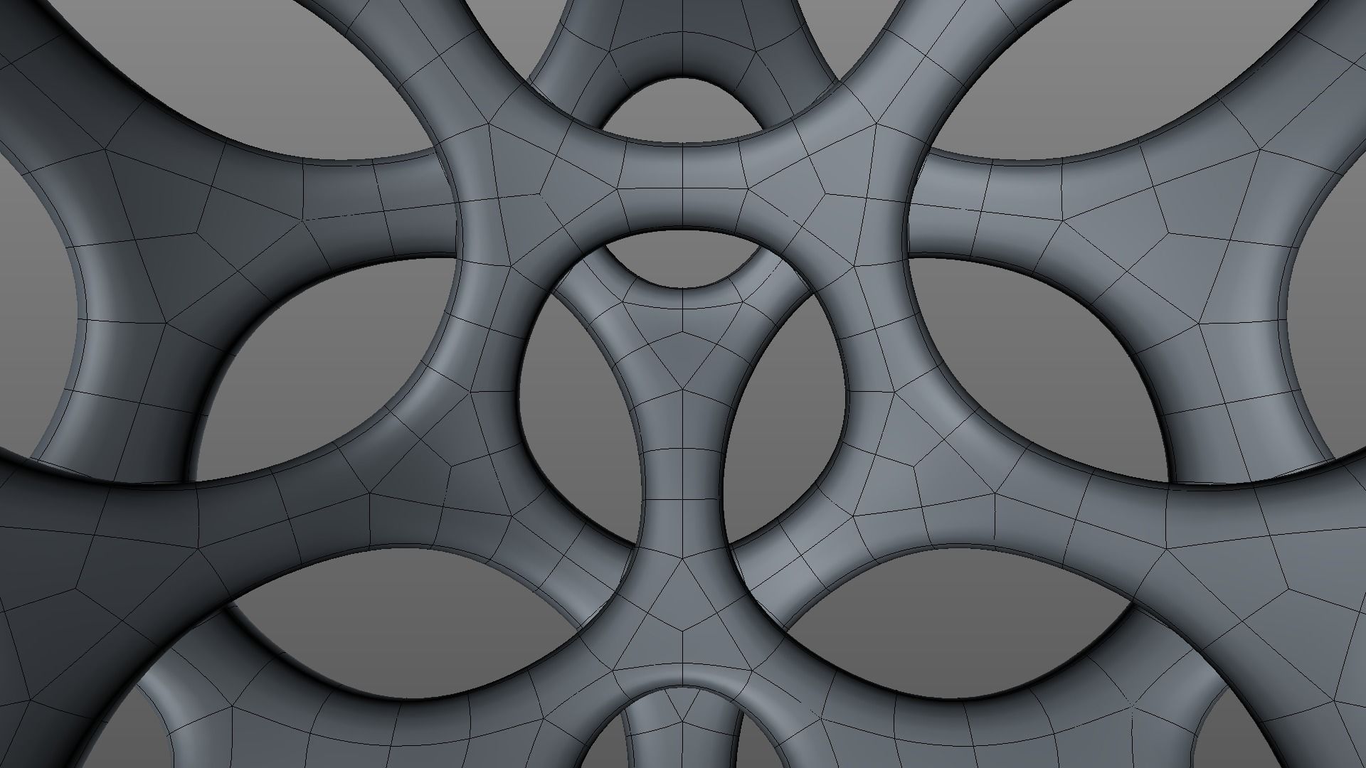 Intertwined Shape 3D model_5