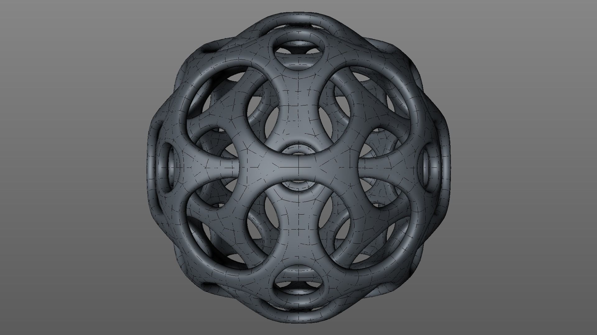 Intertwined Shape 3D model_4