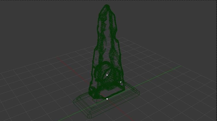 Obelisk Low-poly 3D model_4