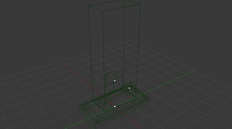 Obelisk Low-poly 3D model_5