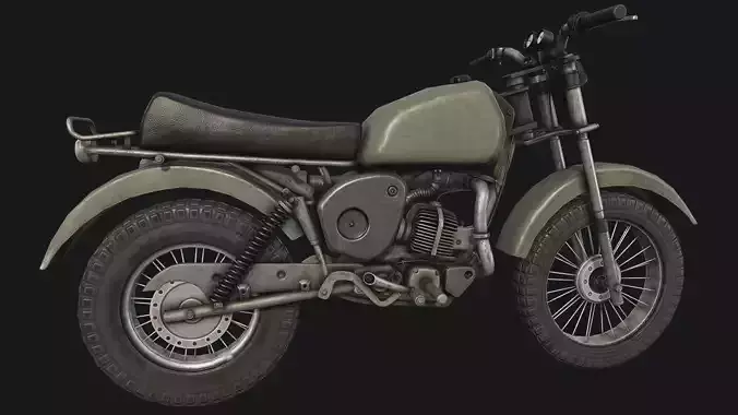 Old Motorcycle PBR