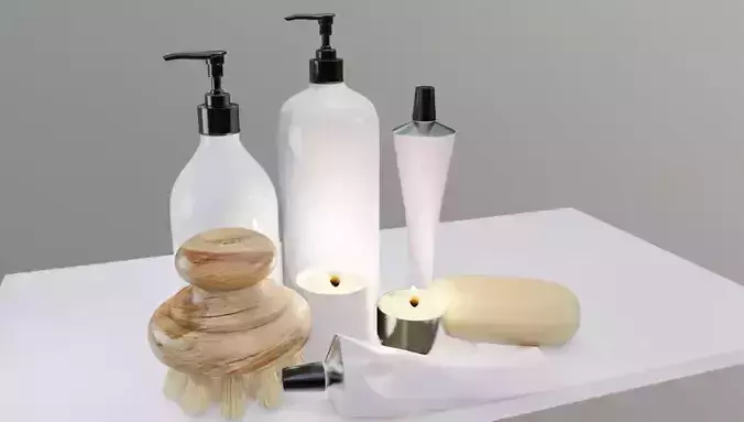 3D items for bathroom model