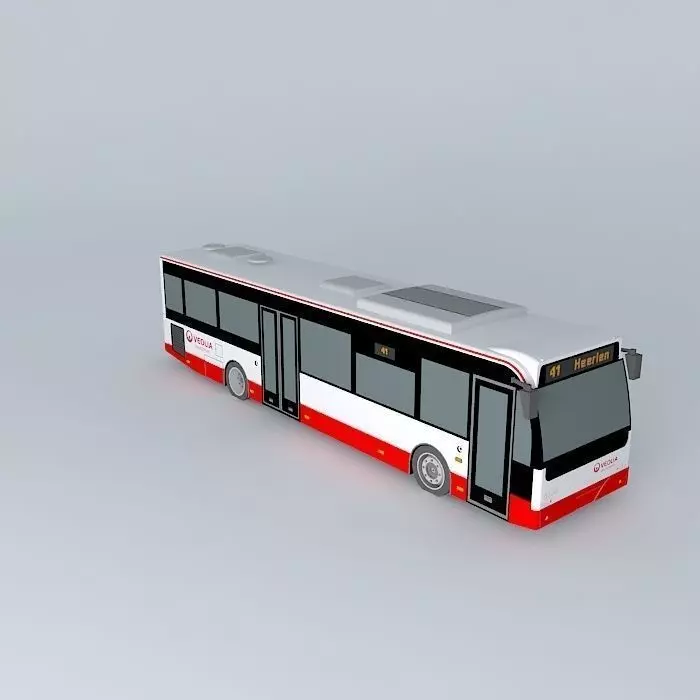 VDL Berkhof - Ambassador 200 / Veolia Livery Free 3D model