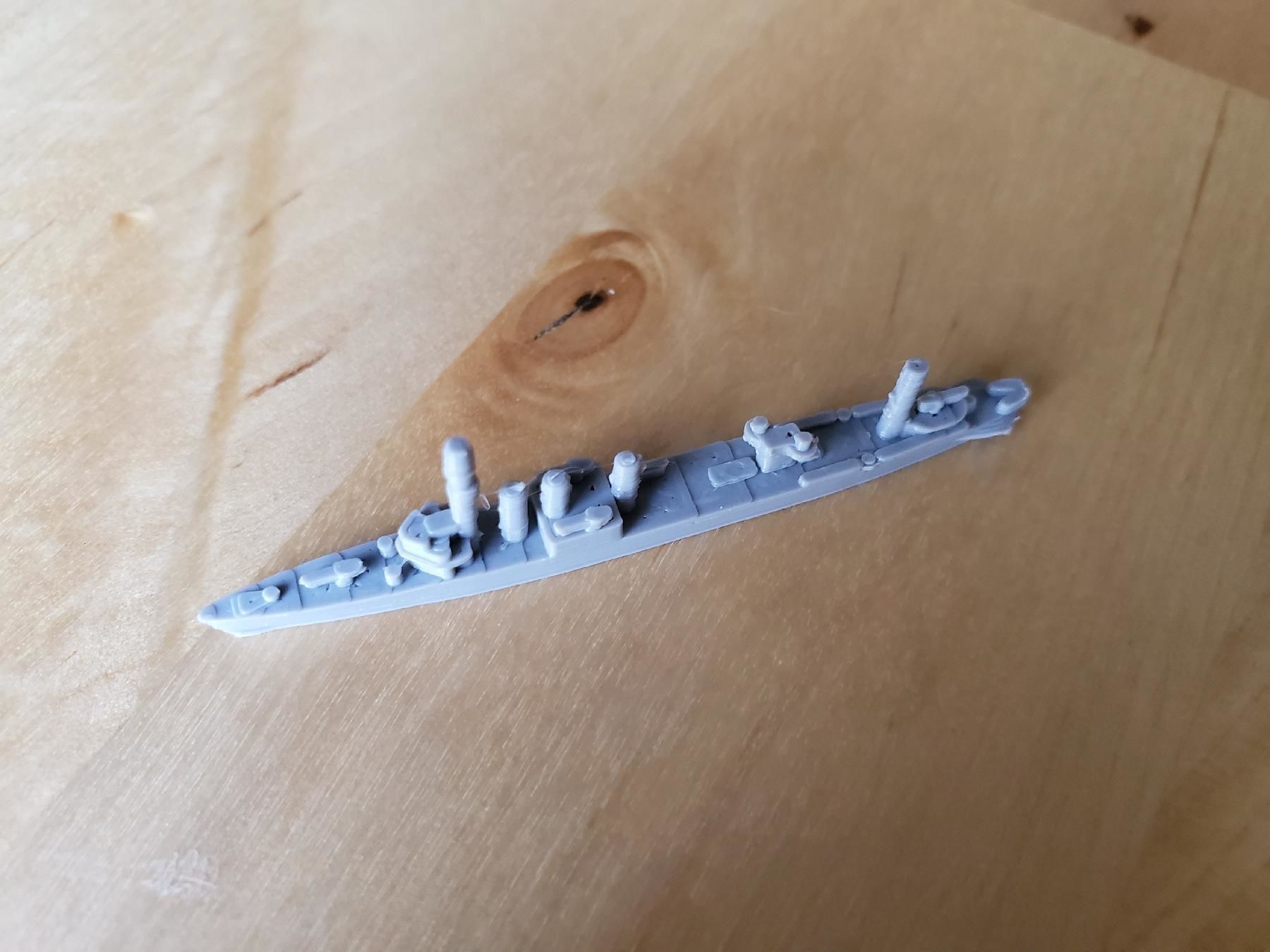 US Clemson Class Destroyer Warship 3D print model_17