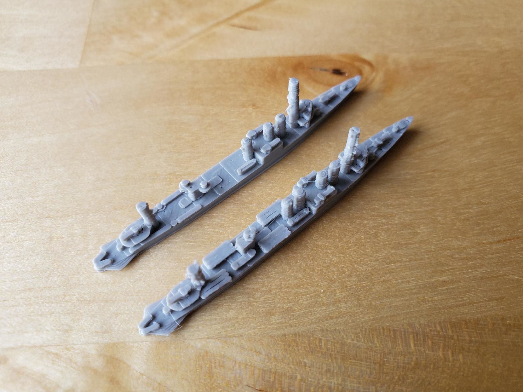 US Clemson Class Destroyer Warship 3D print model_18