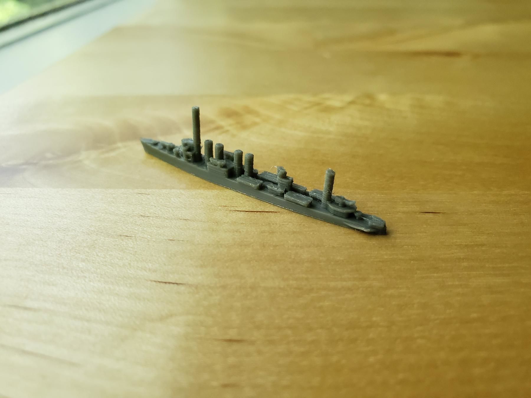US Clemson Class Destroyer Warship 3D print model_11