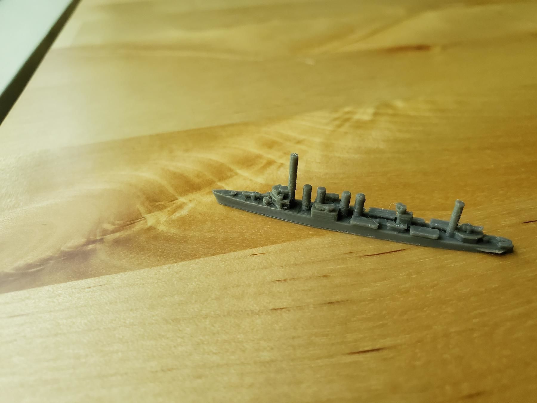 US Clemson Class Destroyer Warship 3D print model_10