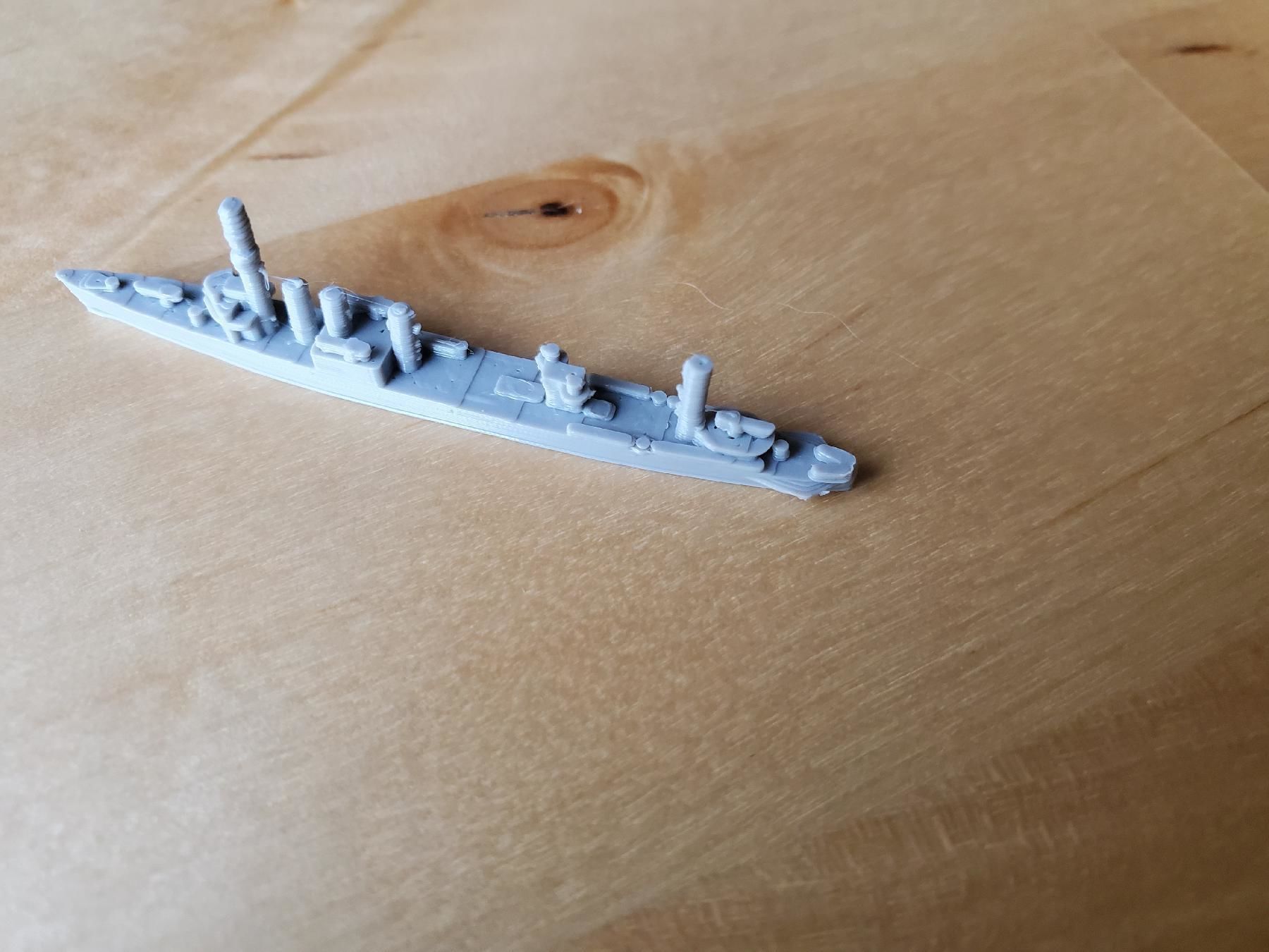 US Clemson Class Destroyer Warship 3D print model_13