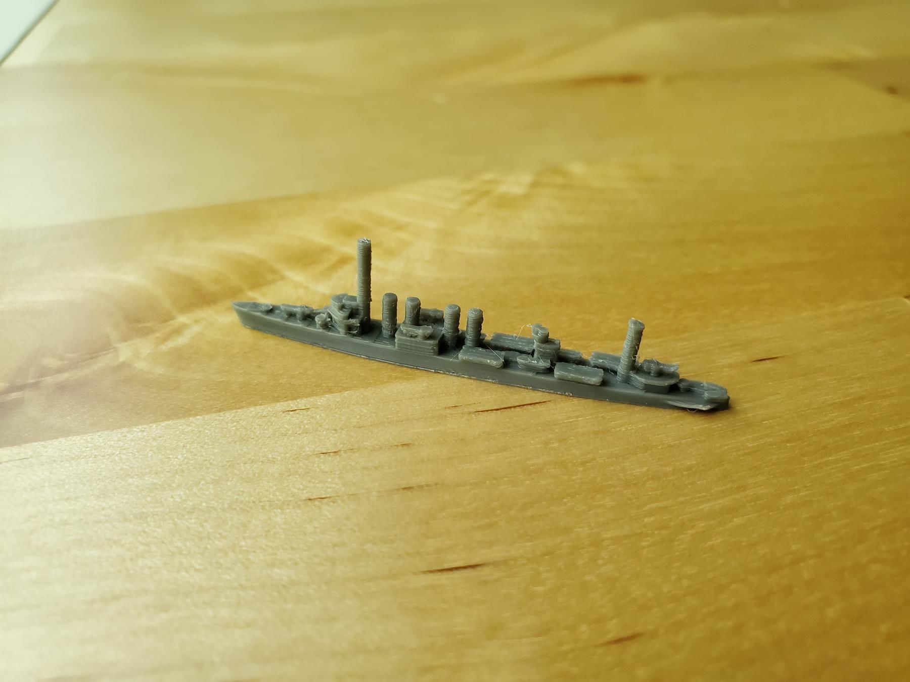 US Clemson Class Destroyer Warship 3D print model_9
