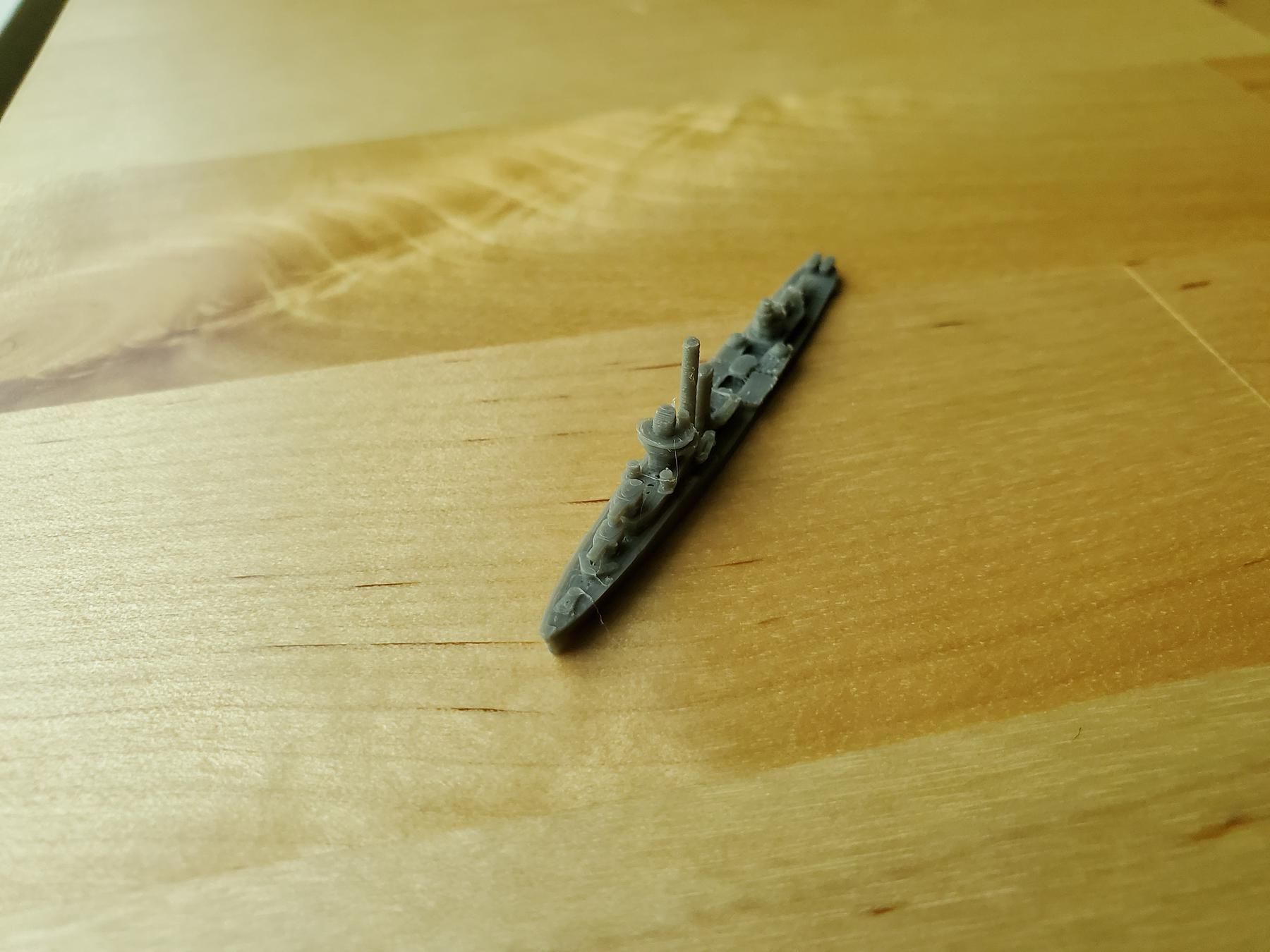 US Bagley Class Destroyer Warship 3D print model_9