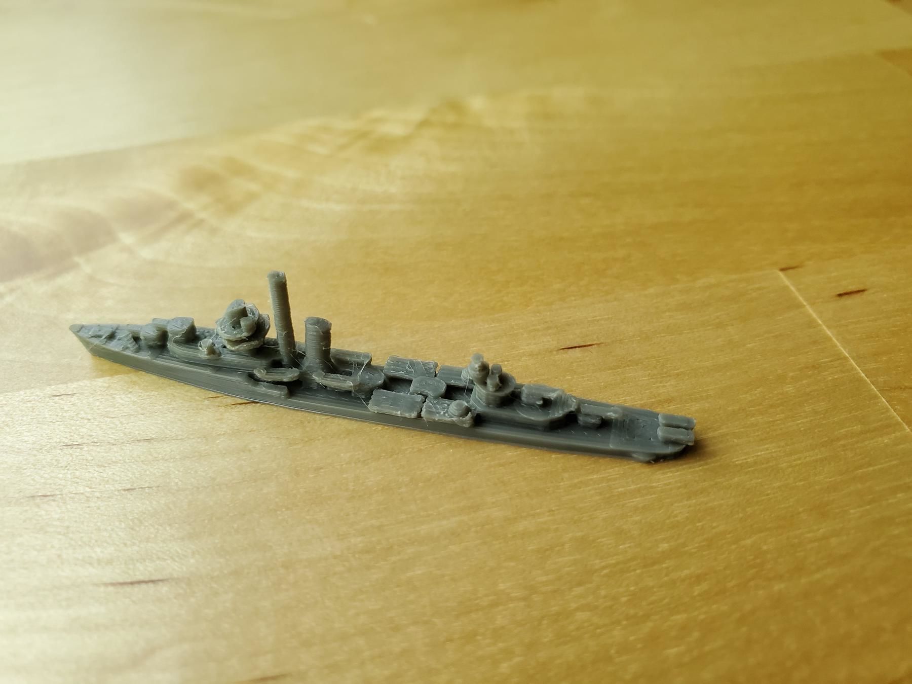 US Bagley Class Destroyer Warship 3D print model_8