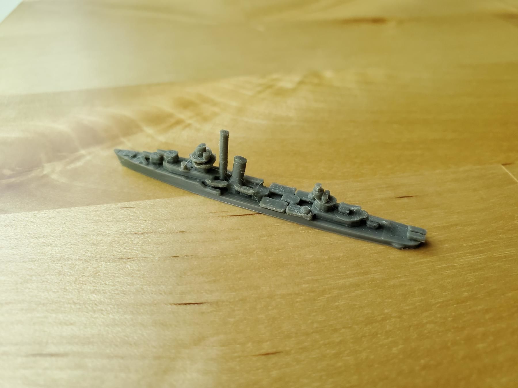 US Bagley Class Destroyer Warship 3D print model_4